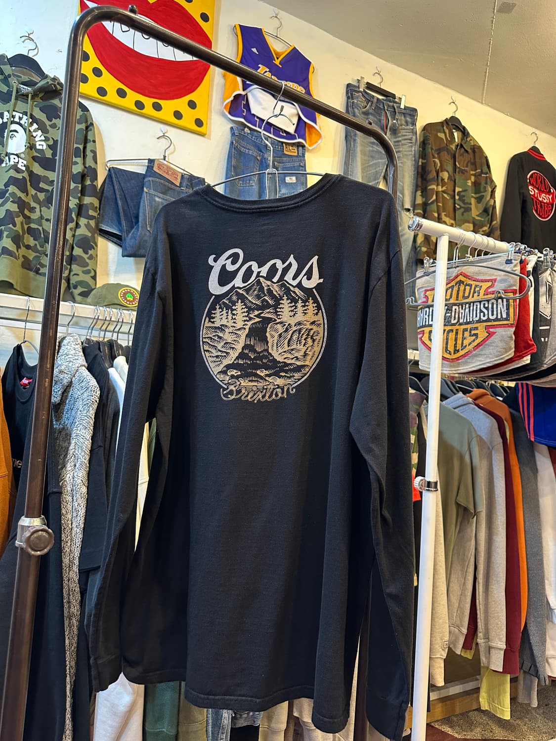 브릭스톤 쿠어스 콜라보 롤슬리브 블랙 2XL  상품이미지6