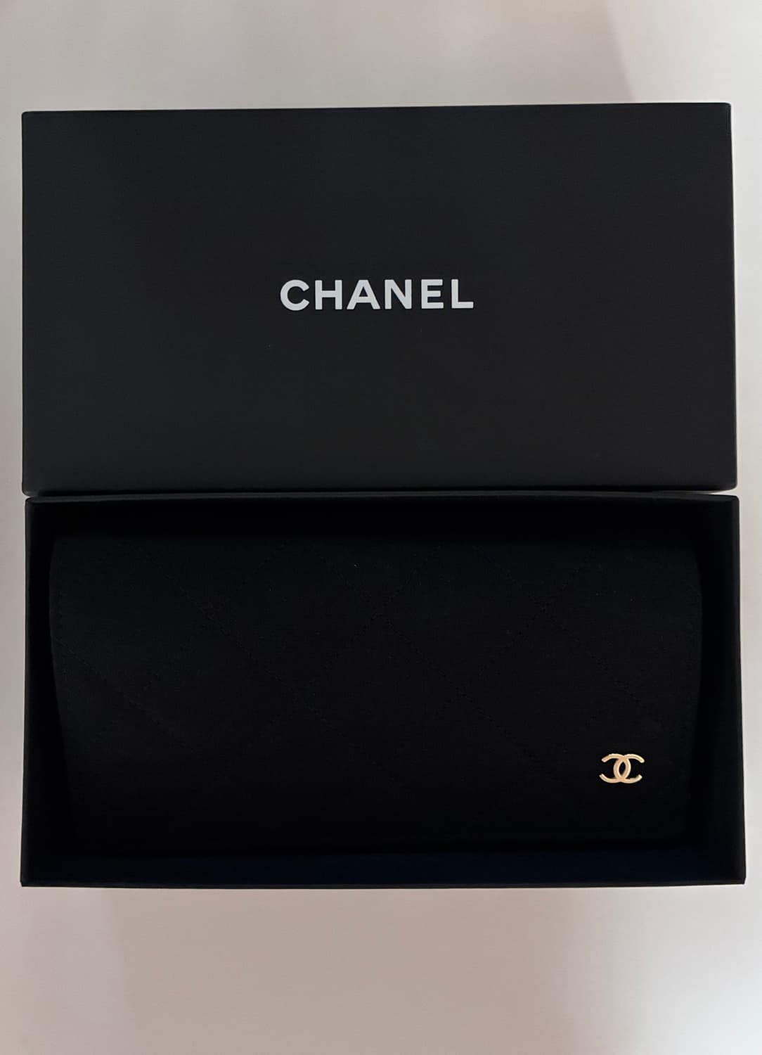 샤넬 블루 라이트 스퀘어 프레임 안경 상품이미지1