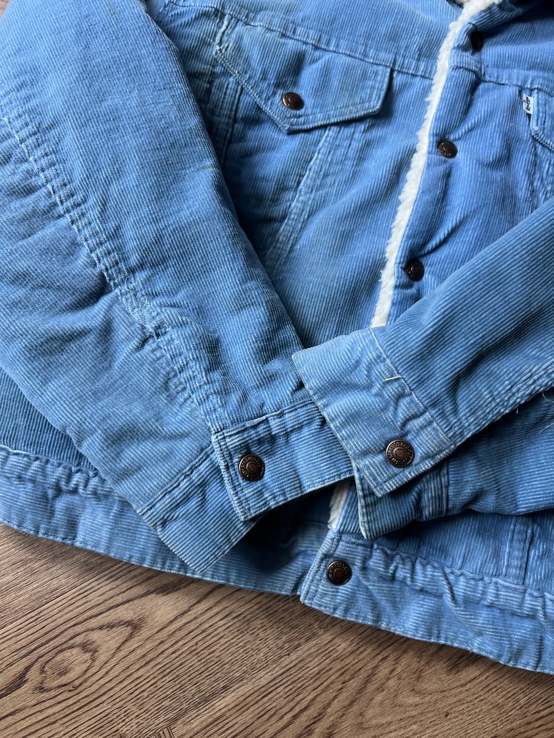 [M]70's 리바이스 USA  코듀로이 쉐르파 트러커 자켓 상품이미지6