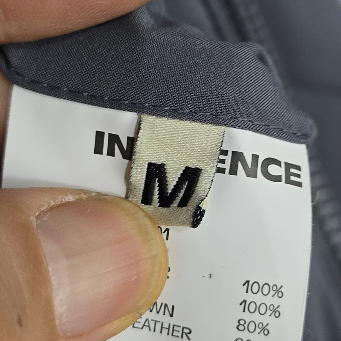 인사일런스(insilence) 덕다운 숏패딩 M 상품이미지8