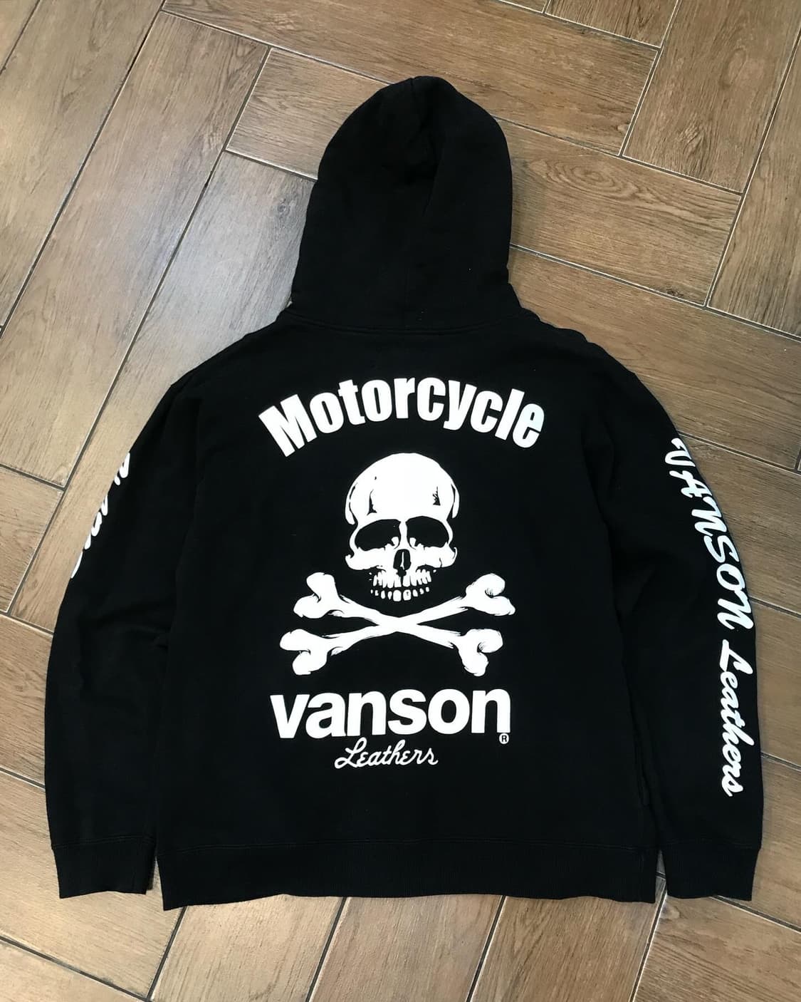 Vanson Skull Logo Hoodie 상품이미지8