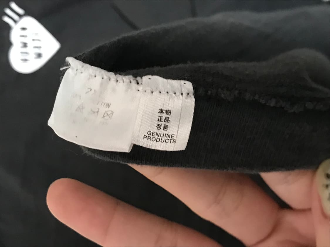 휴먼메이드 (XL) 검정 반팔 상품이미지4