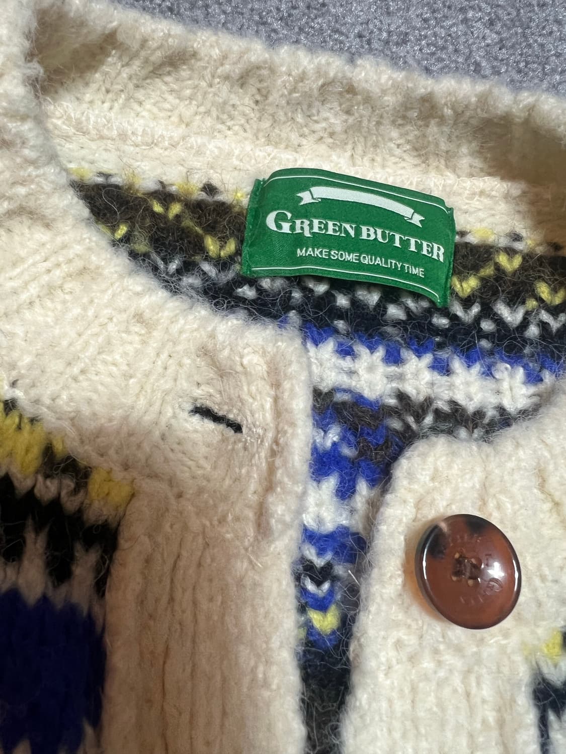 GREENBUTTEr Bohemian nordic cardigan 상품이미지3