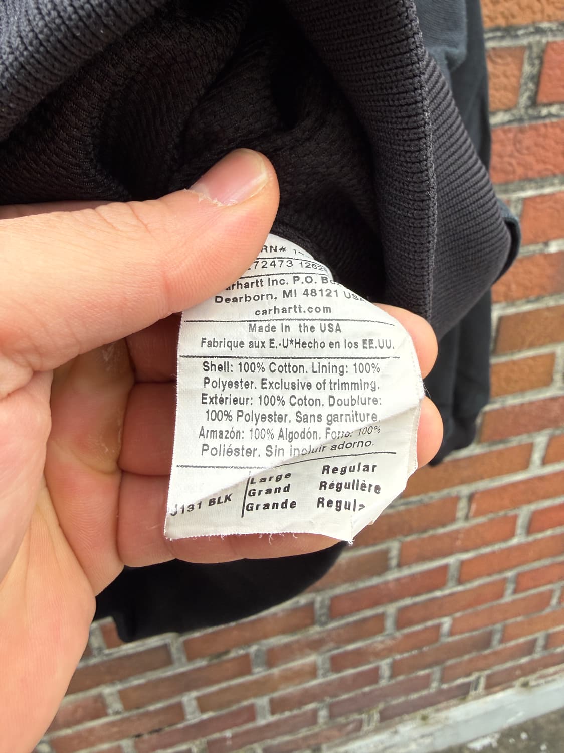 칼하트 액티브 자켓 L(XL) 상품이미지7