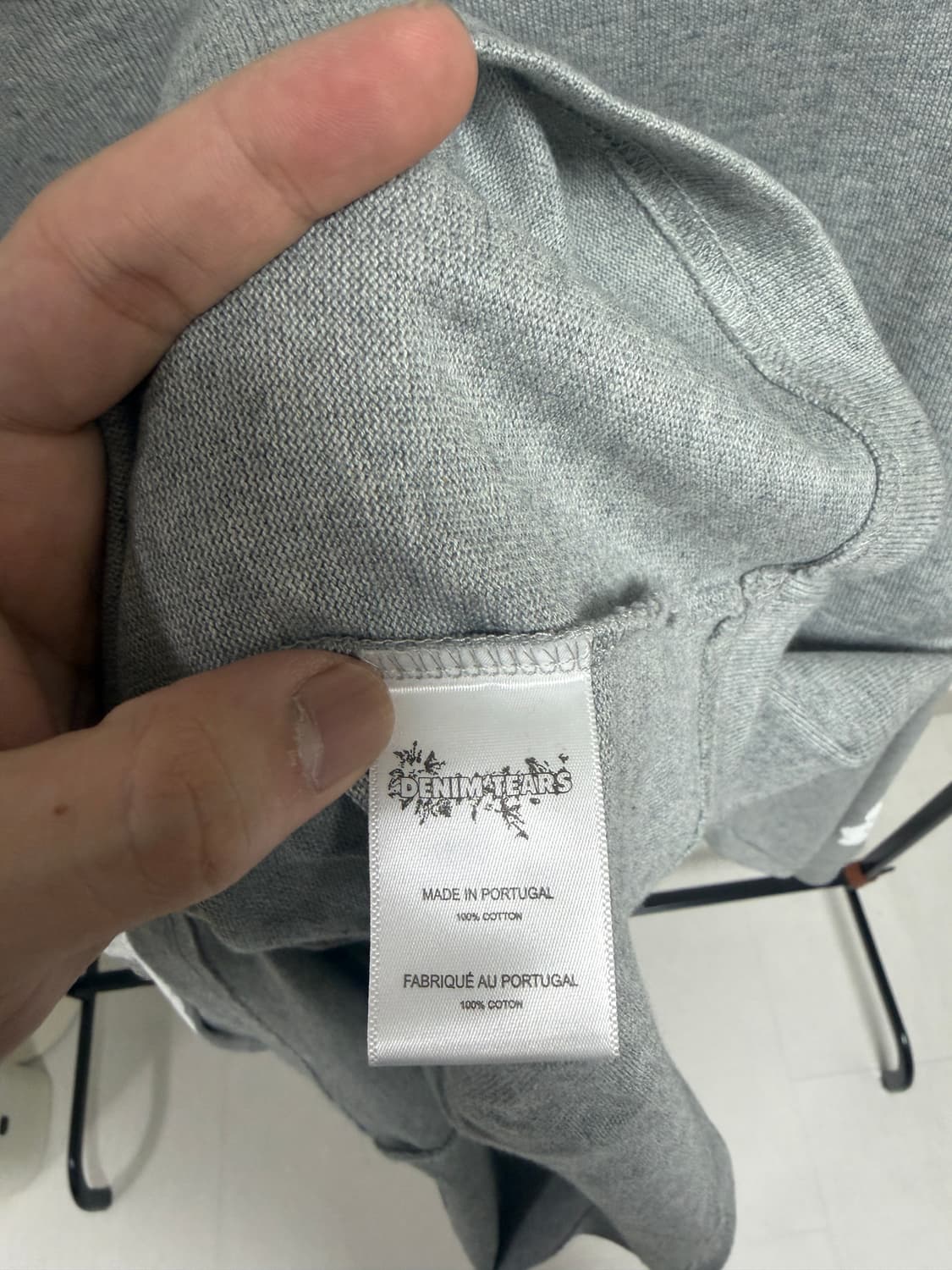 [1회착, XL] 데님티어스 코튼 리쓰 롱 슬리브 상품이미지3