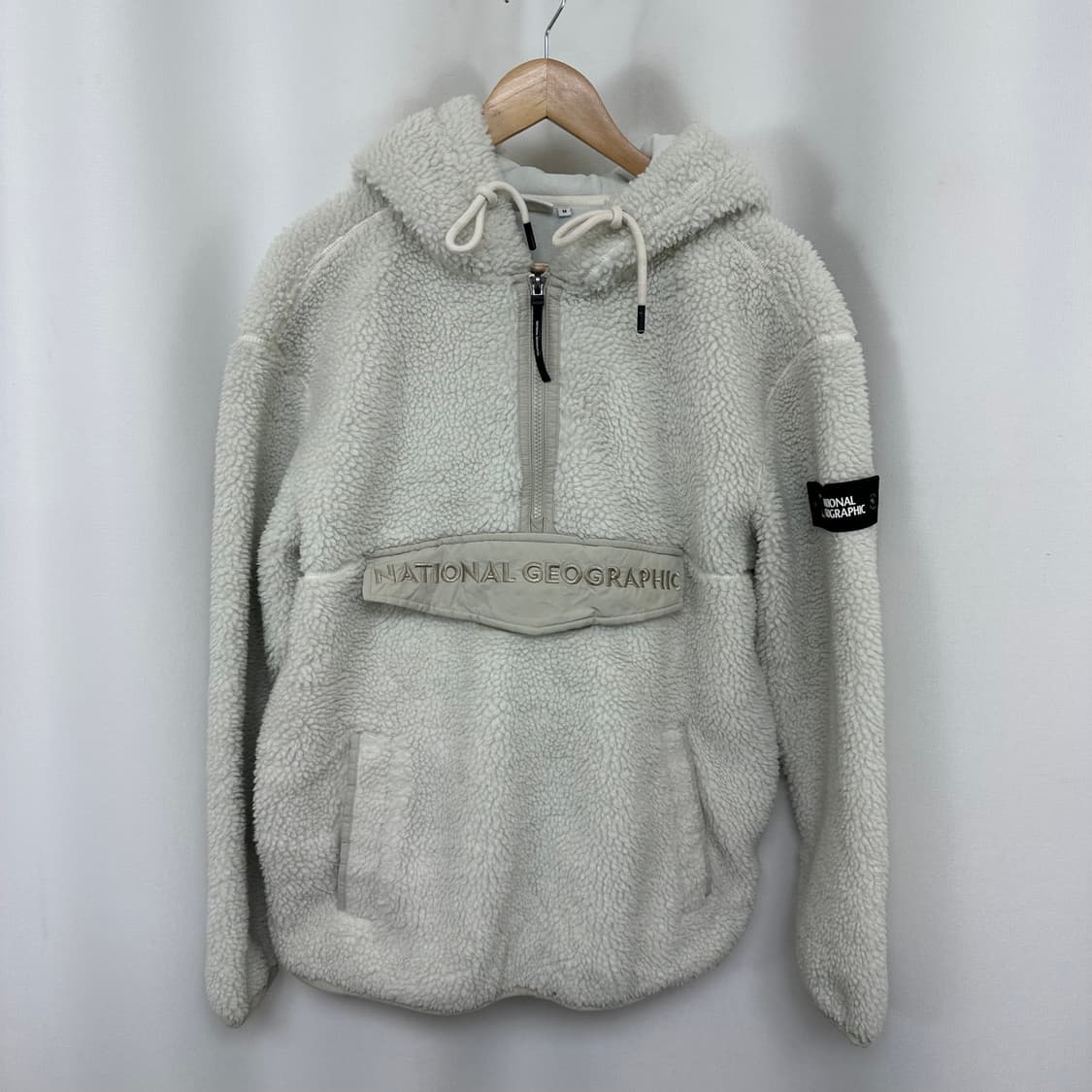 네셔널지오그래픽 남자 도톰 기모 후드티 95 M  IE 상품이미지1