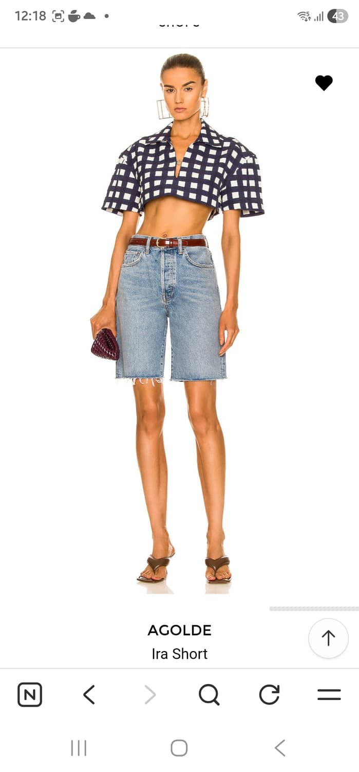 AGOLDE IRA SHORT 24사이즈 상품이미지4