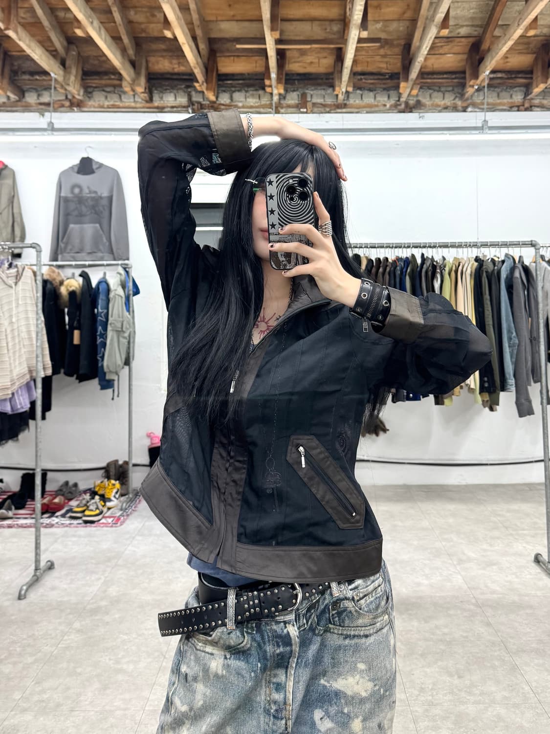 Vie Paisible 시스루 자켓 상품이미지1