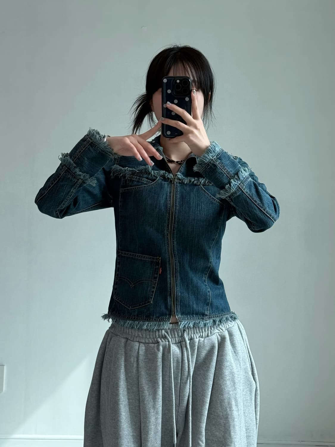 리바이스 데미지 데님 자켓 상품이미지2