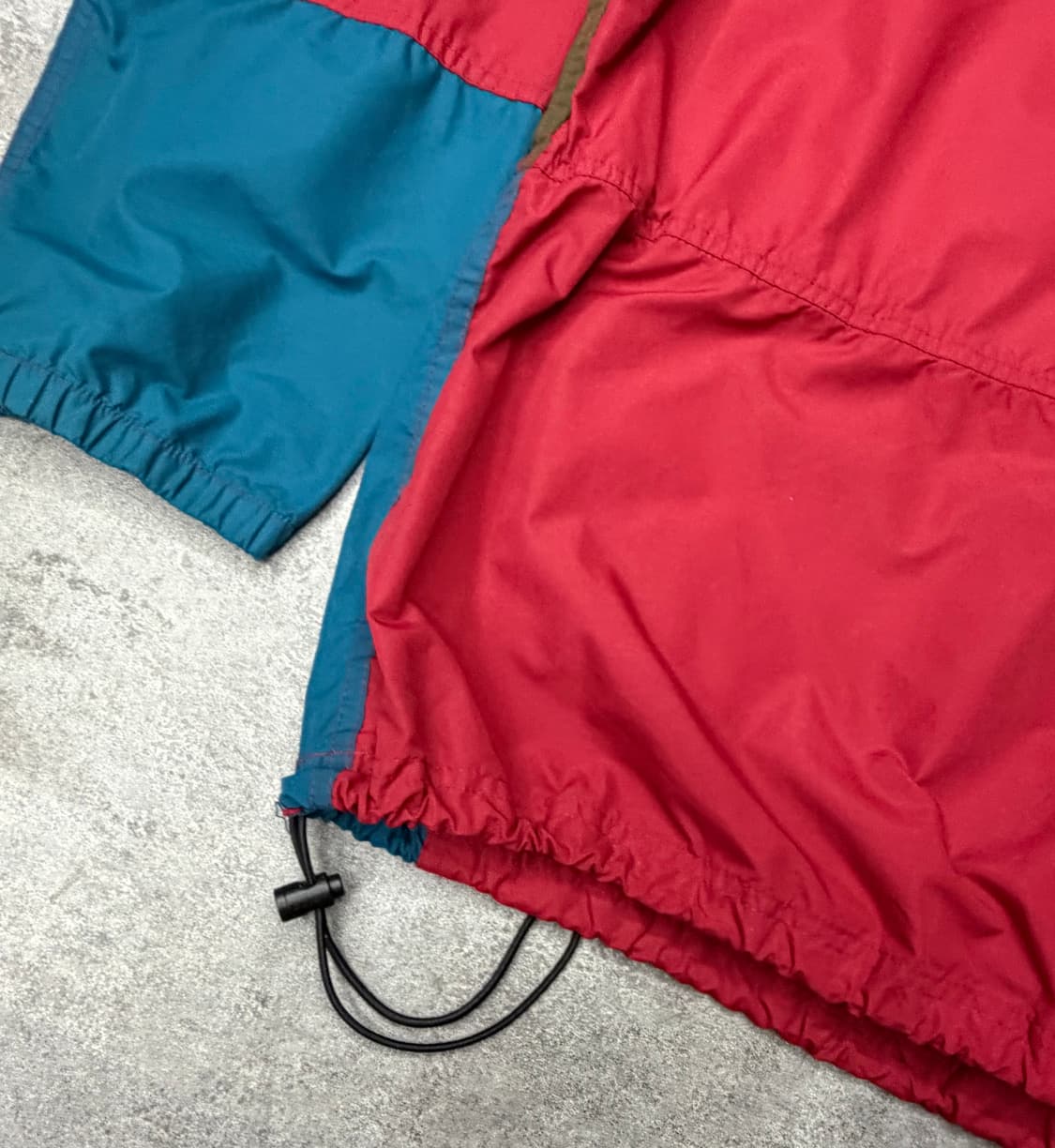 90-00s LLbean 엘엘빈 아노락 바람막이 자켓 레드/블루 상품이미지7