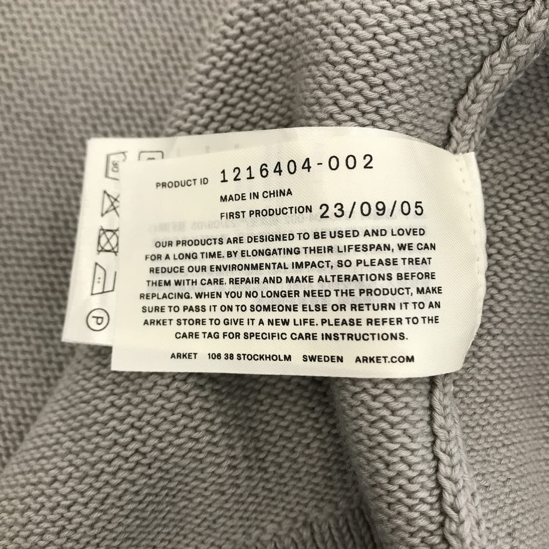 아르켓 ARKET 하프집업 폴로셔츠 [L] 상품이미지5