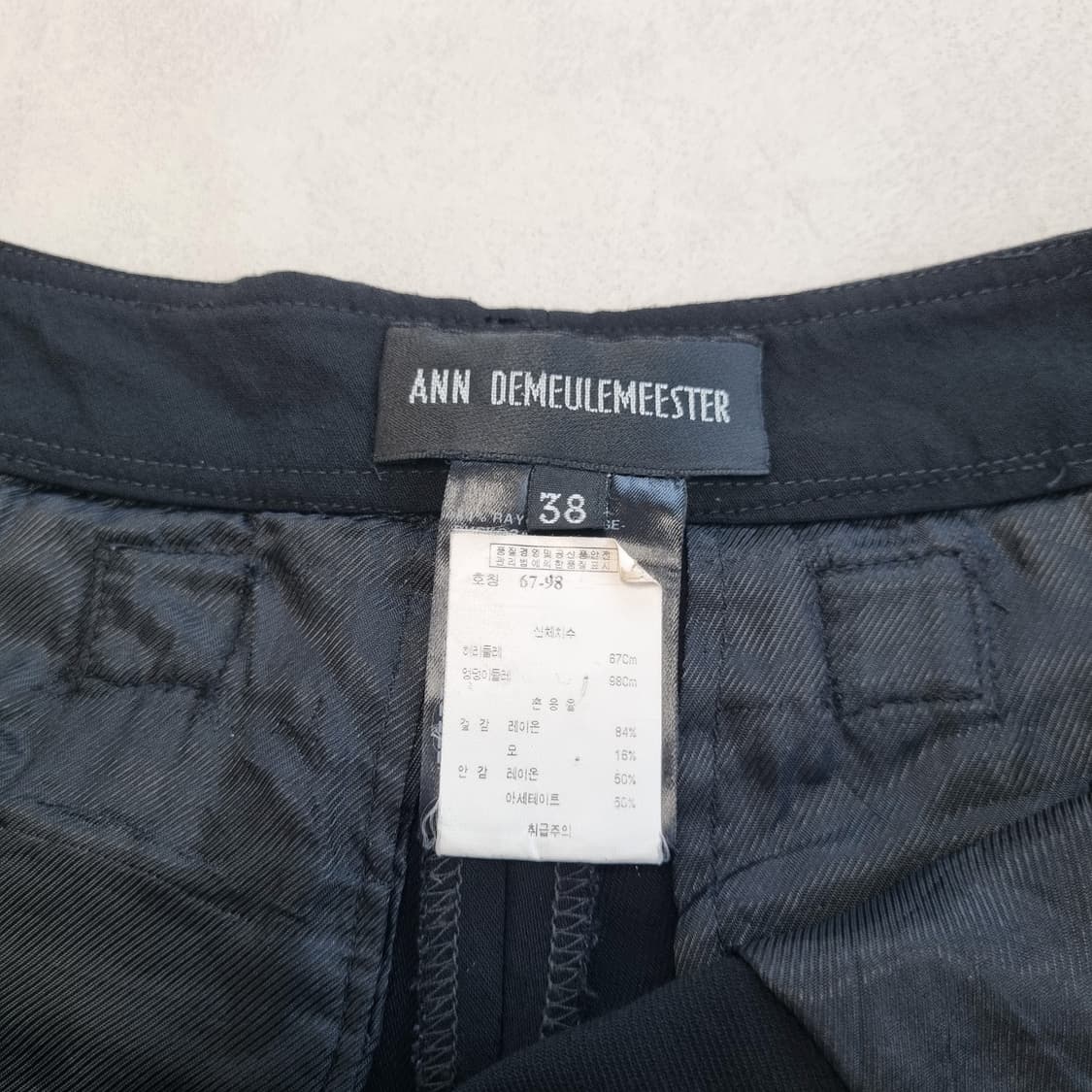 ss2008 Ann Demeulemeester  랩 큐롯숏츠 - 38 상품이미지9