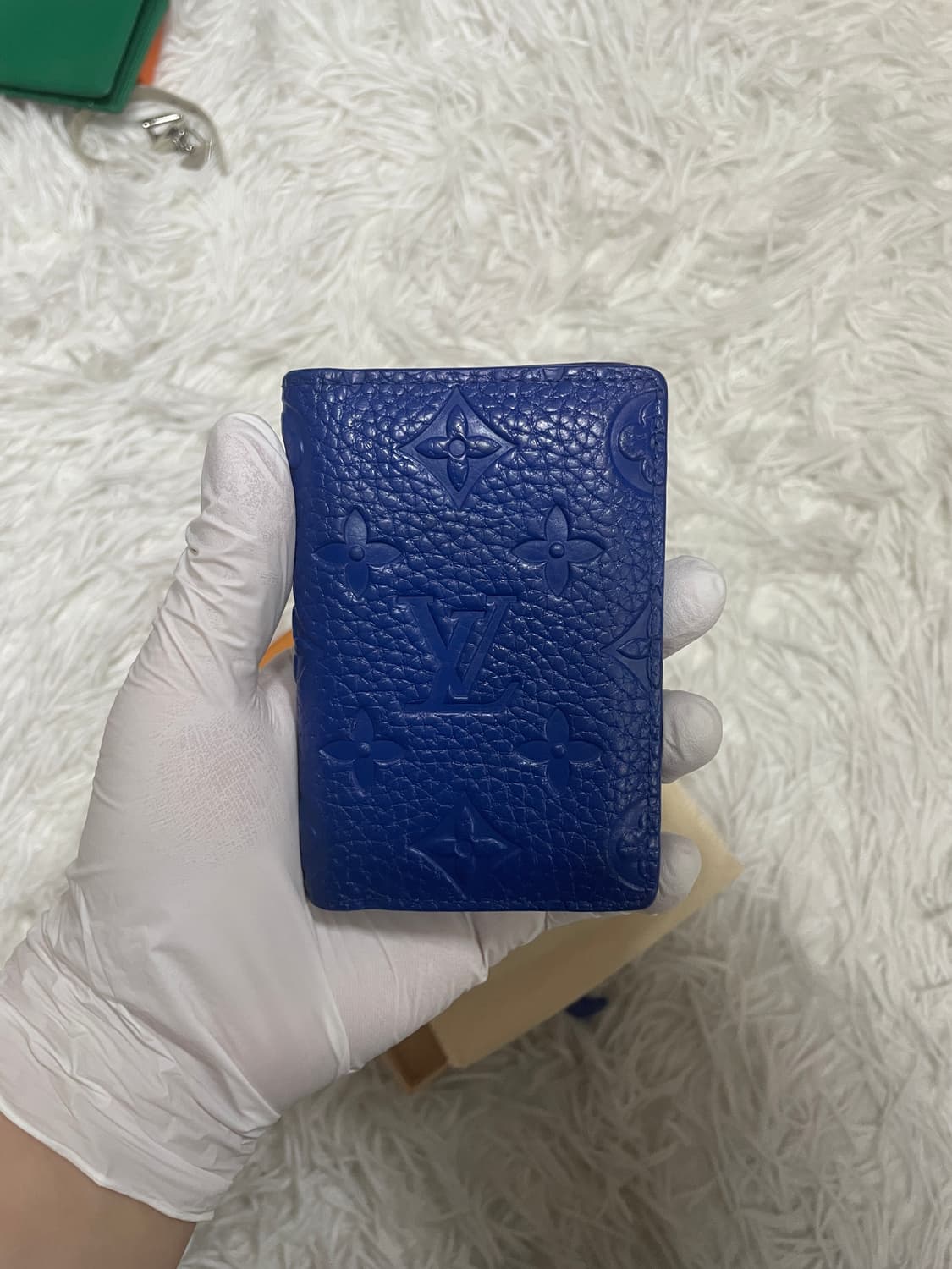 [한정판] [풀구성] [S+급] 루이비통 토뤼옹 오거나이저 카드지갑 블루 상품이미지1