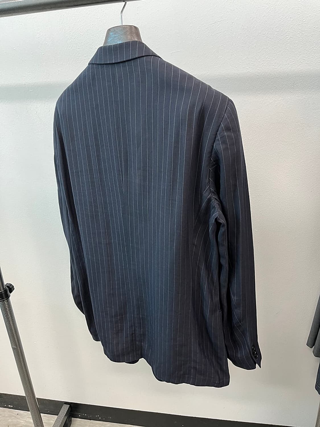 110) 알마니꼴레지오니 스트라이프 린넨자켓  상품이미지6