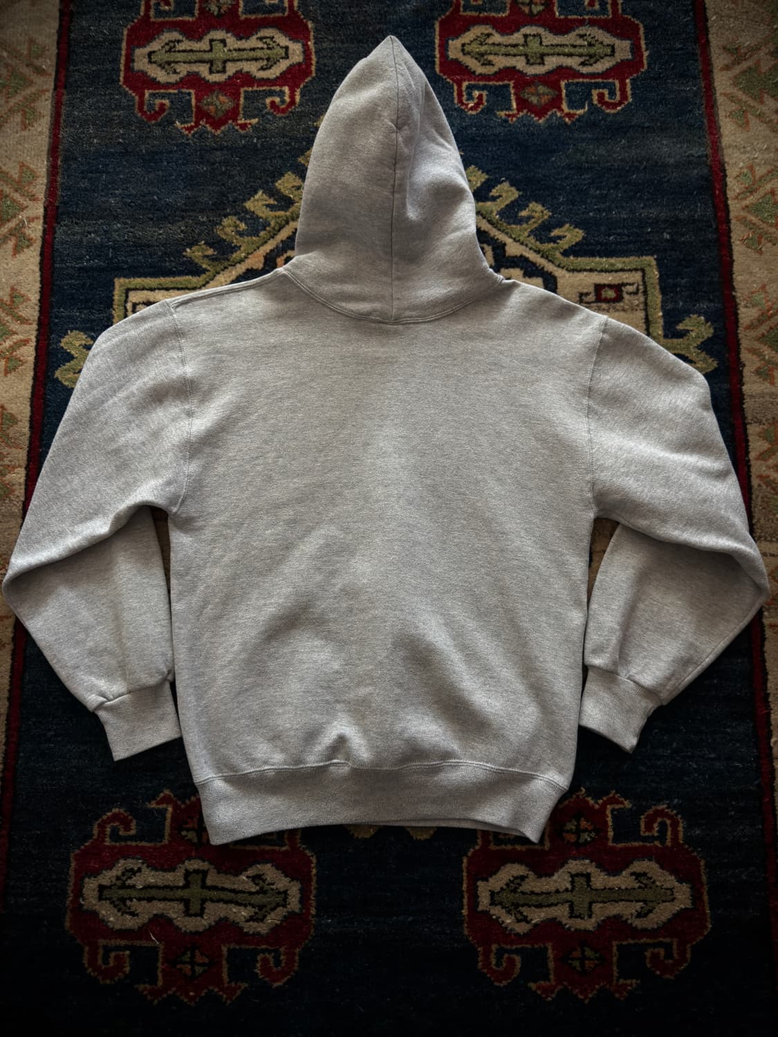 90s USA Russell grey Hoodie 상품이미지2
