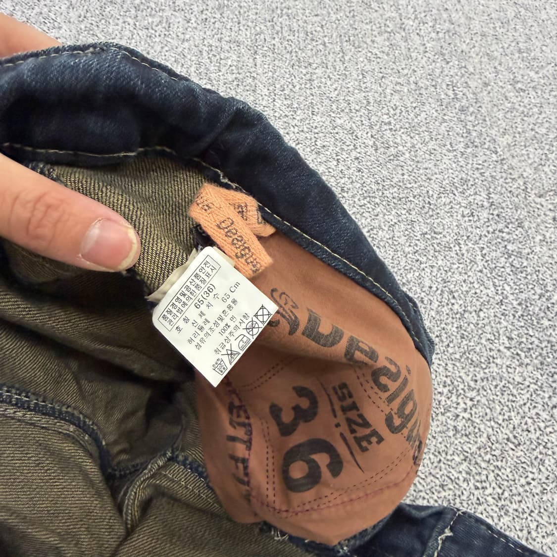 36 데시구알 여성 자수데님팬츠 0128H2 상품이미지5