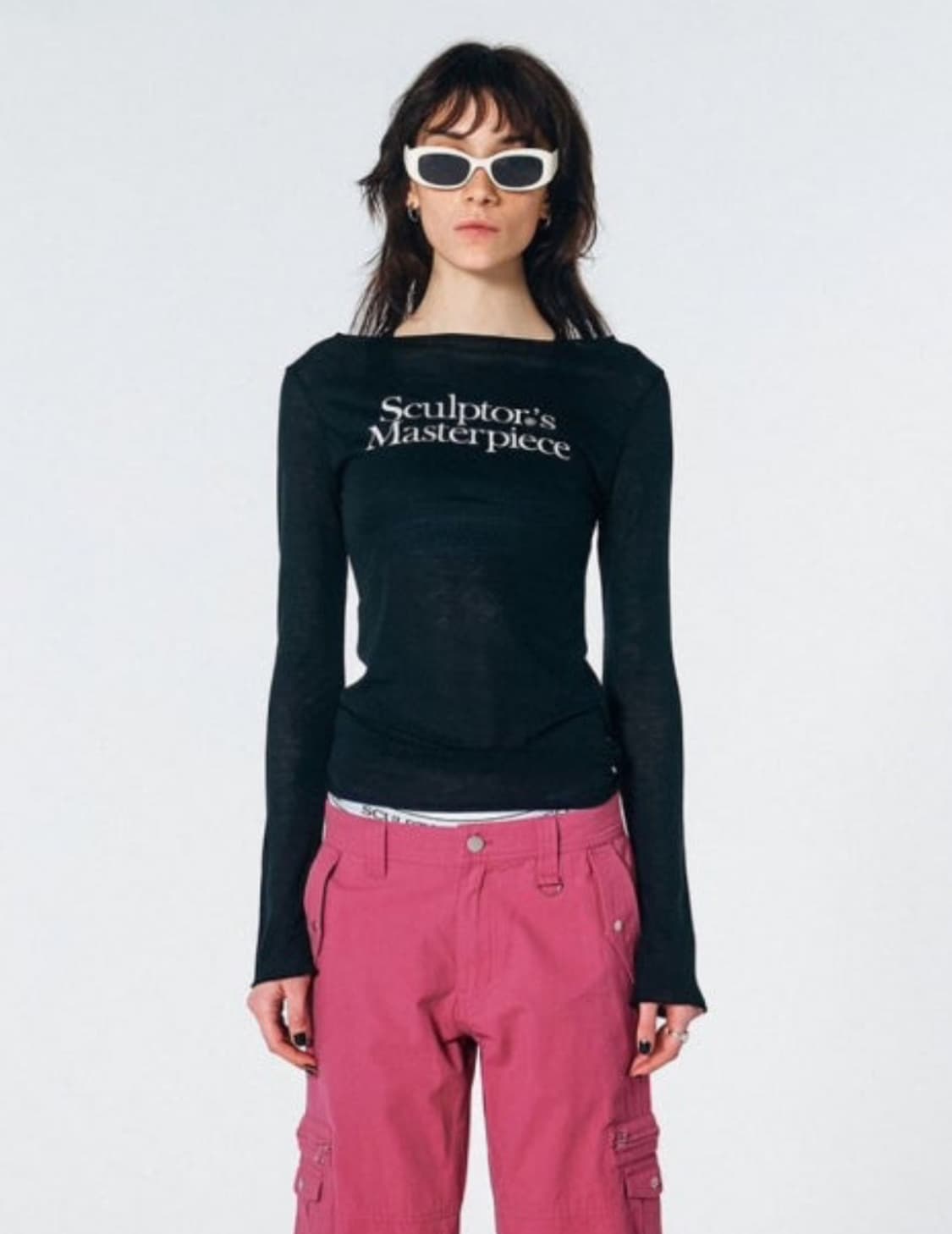 스컬프터 Masterpiece Sheer Top Black S 상품이미지5