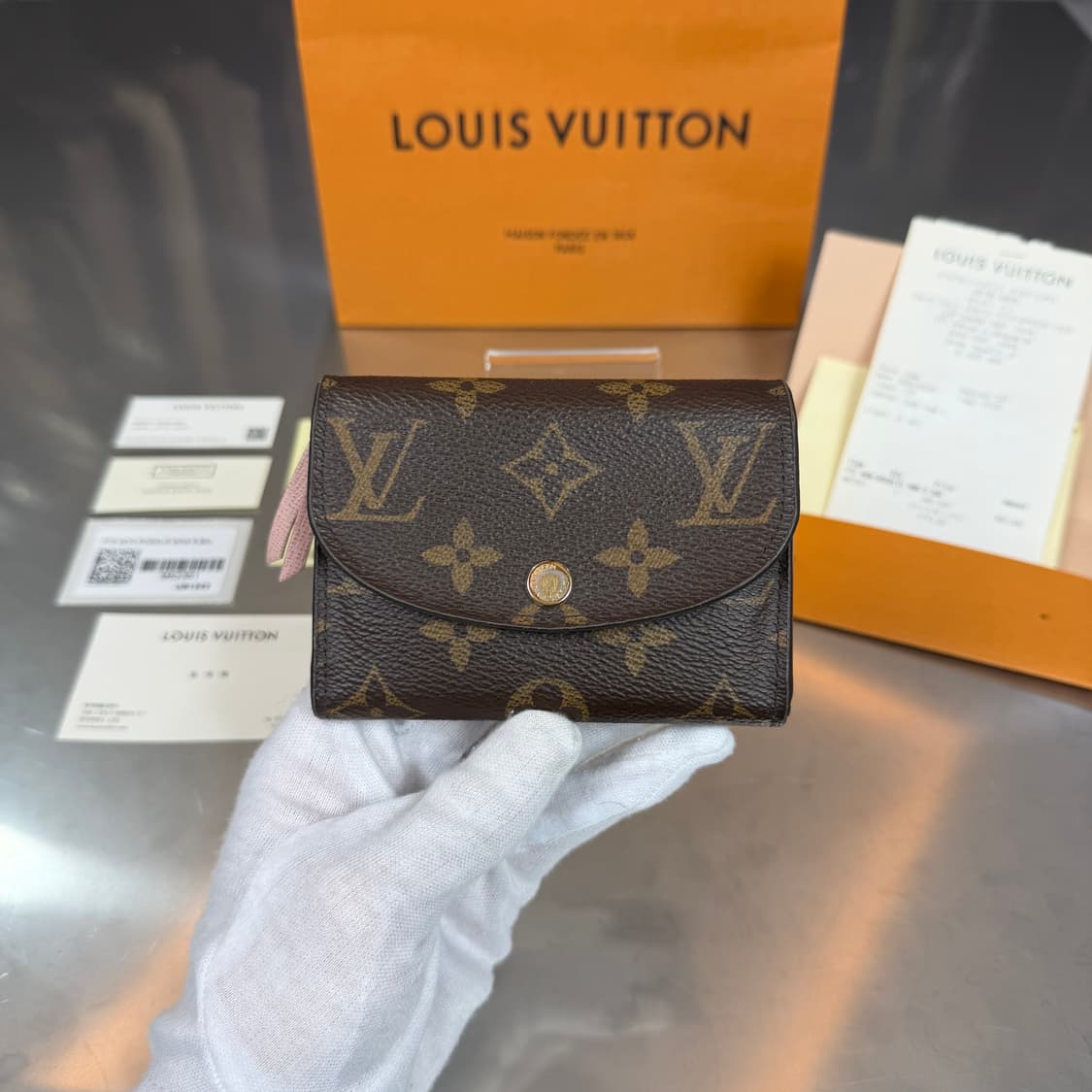 [리오브] 루이비통 모노그램 로잘리 코인퍼스 카드지갑 상품이미지3