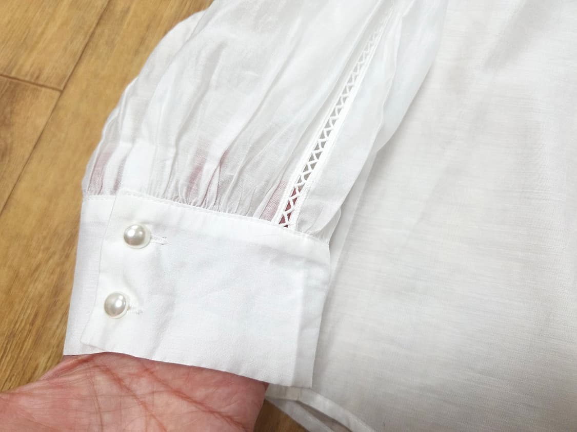 쿠오세(KUOSE) 이리디센트 오버레이 리오셀 셔츠 프리사이즈 새상품 상품이미지8