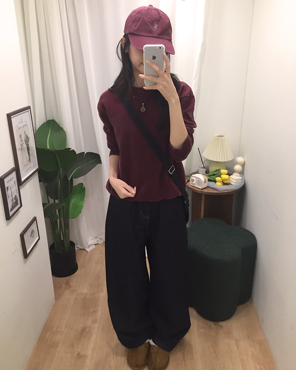 여성 폴로 9부 스웻 맨투맨 100 상품이미지1