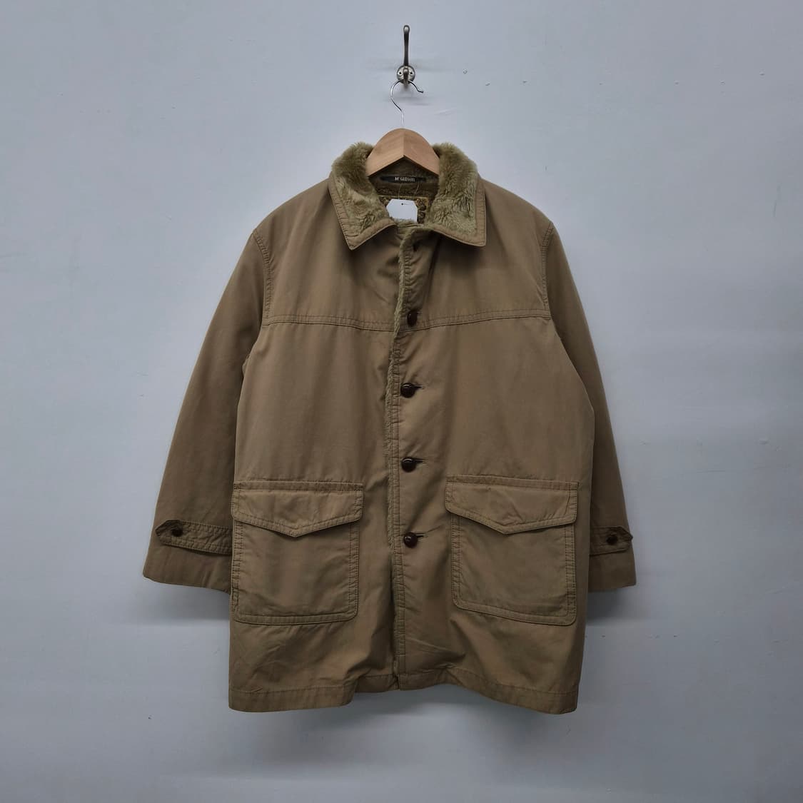 맥그리거 카키색 퍼 점퍼 남성 L 상품이미지1