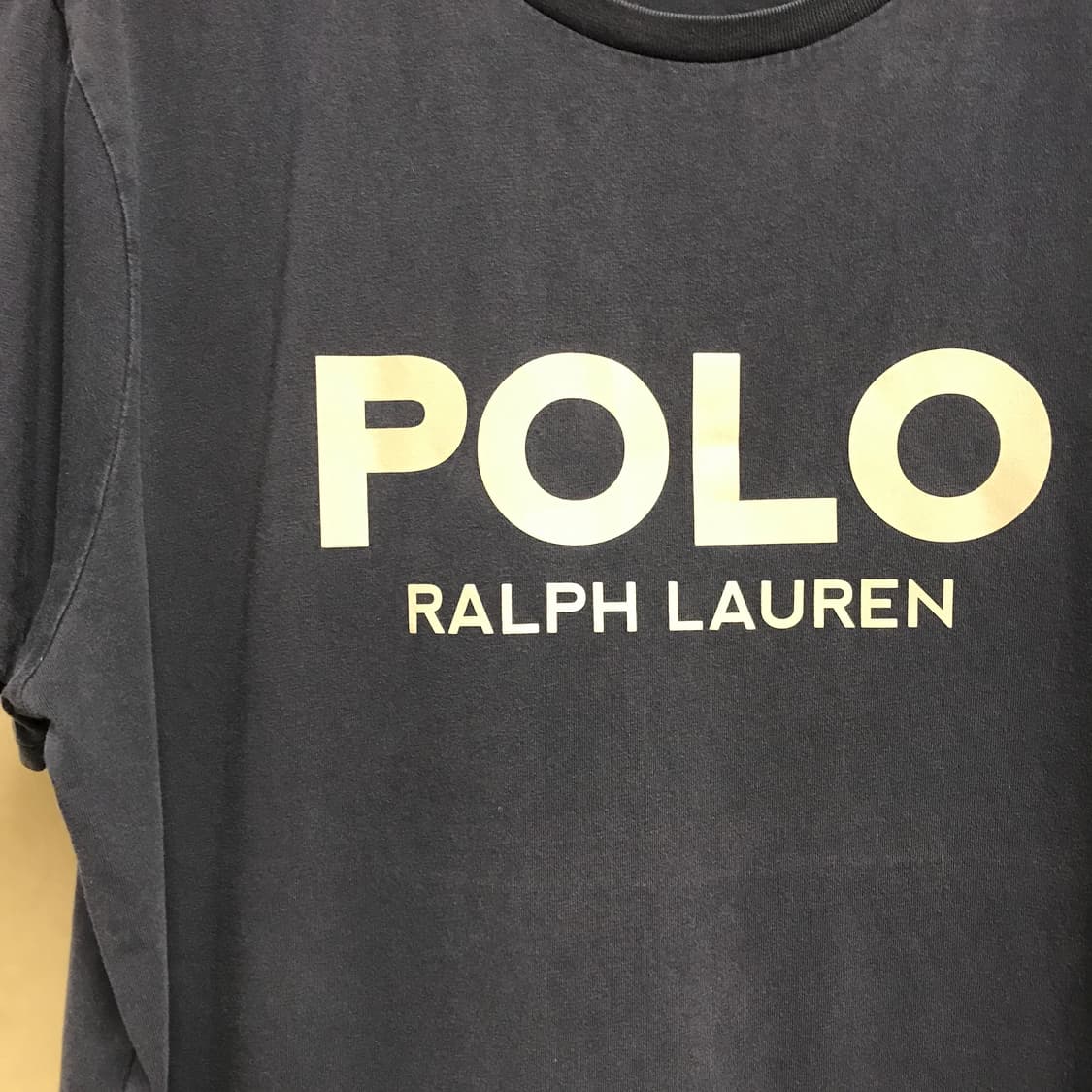 폴로 랄프로렌 QR 반팔 티셔츠 네이비 L 상품이미지4