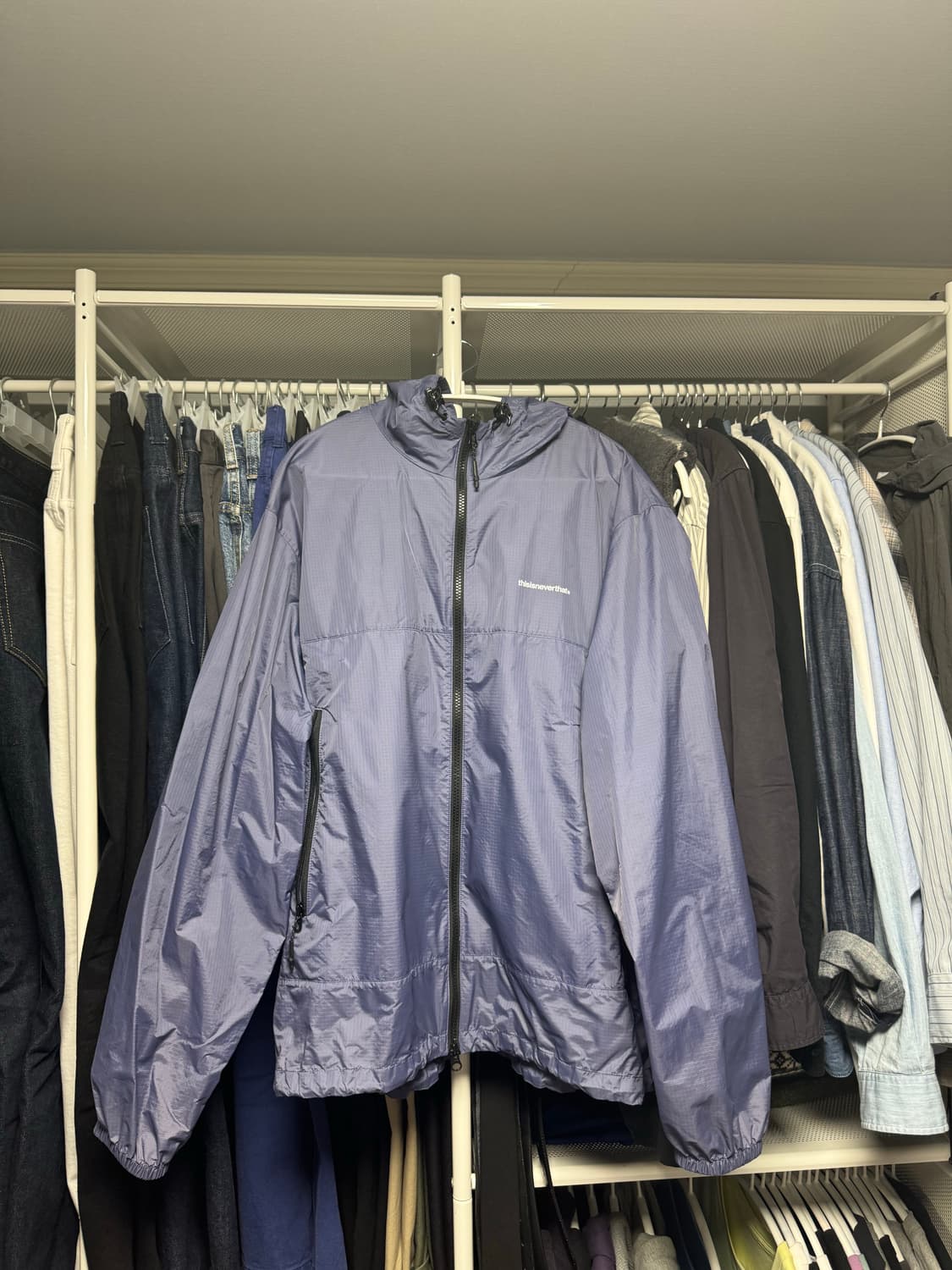 디스이즈네버댓 t-light 자켓 바람막이 바이올렛 L 상품이미지2