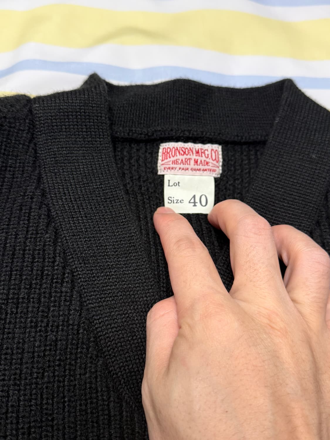 브론슨 메카닉 a-1 니트 40 상품이미지2