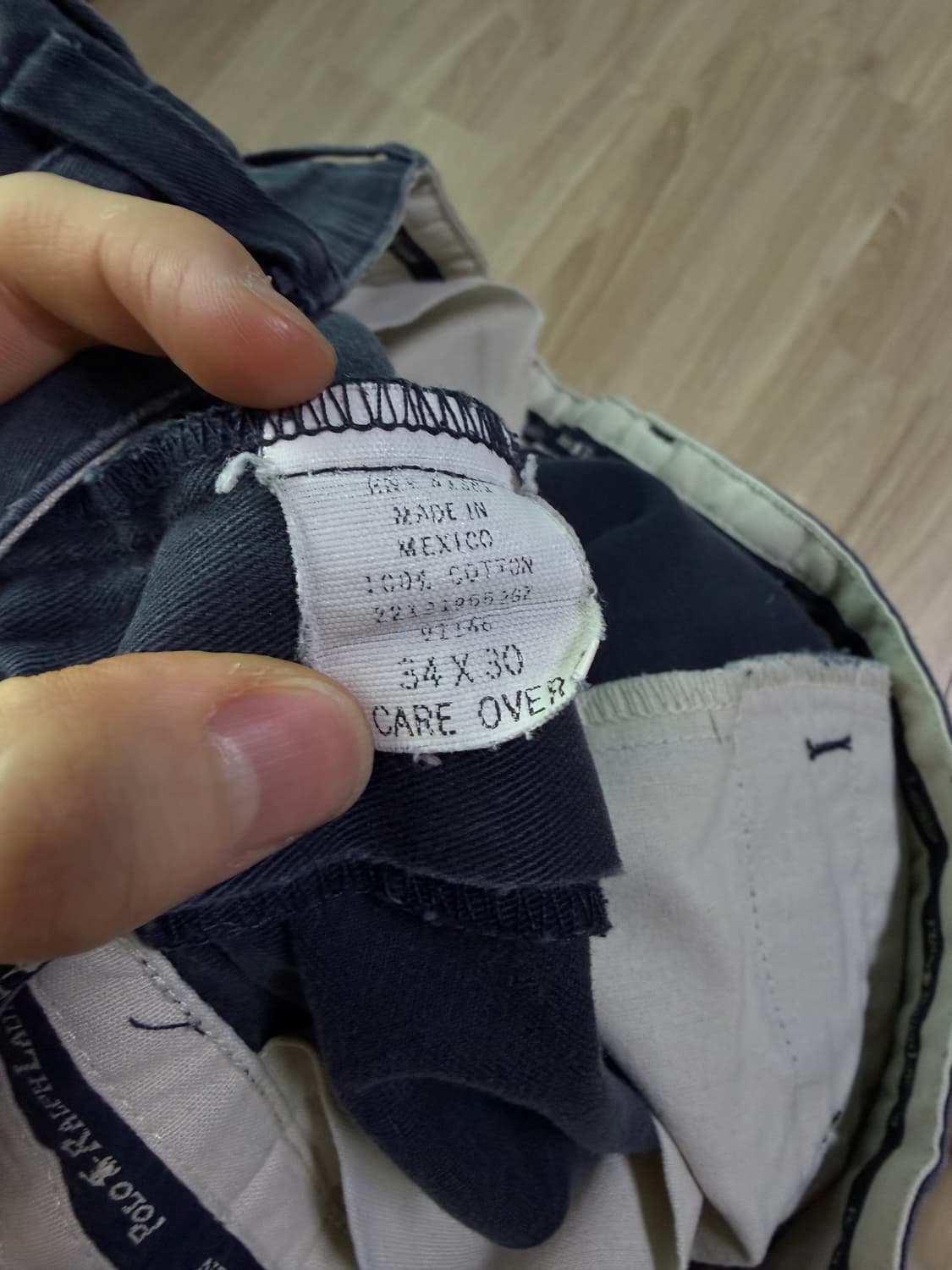 90's polo andrew chino pant navy 상품이미지10