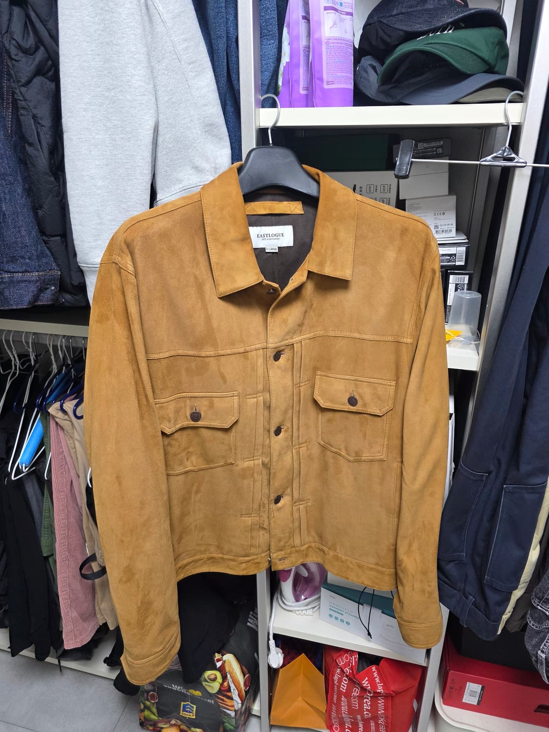 이스트로그 스웨이드 자켓(xl) 상품이미지1