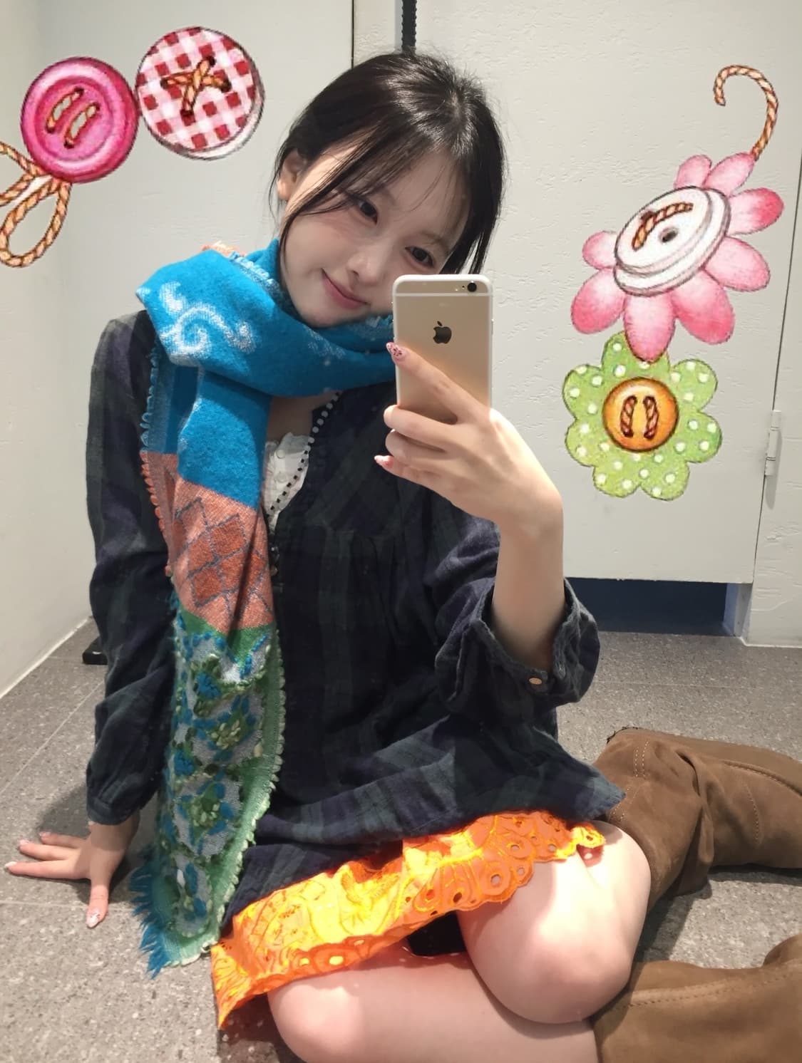 빈티지 당근 소녀 코디세트 상품이미지2