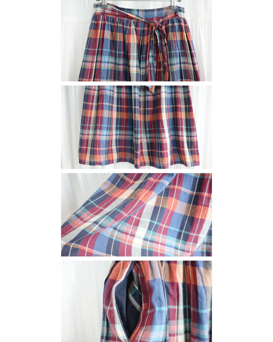 Urban research check skirt 상품이미지4