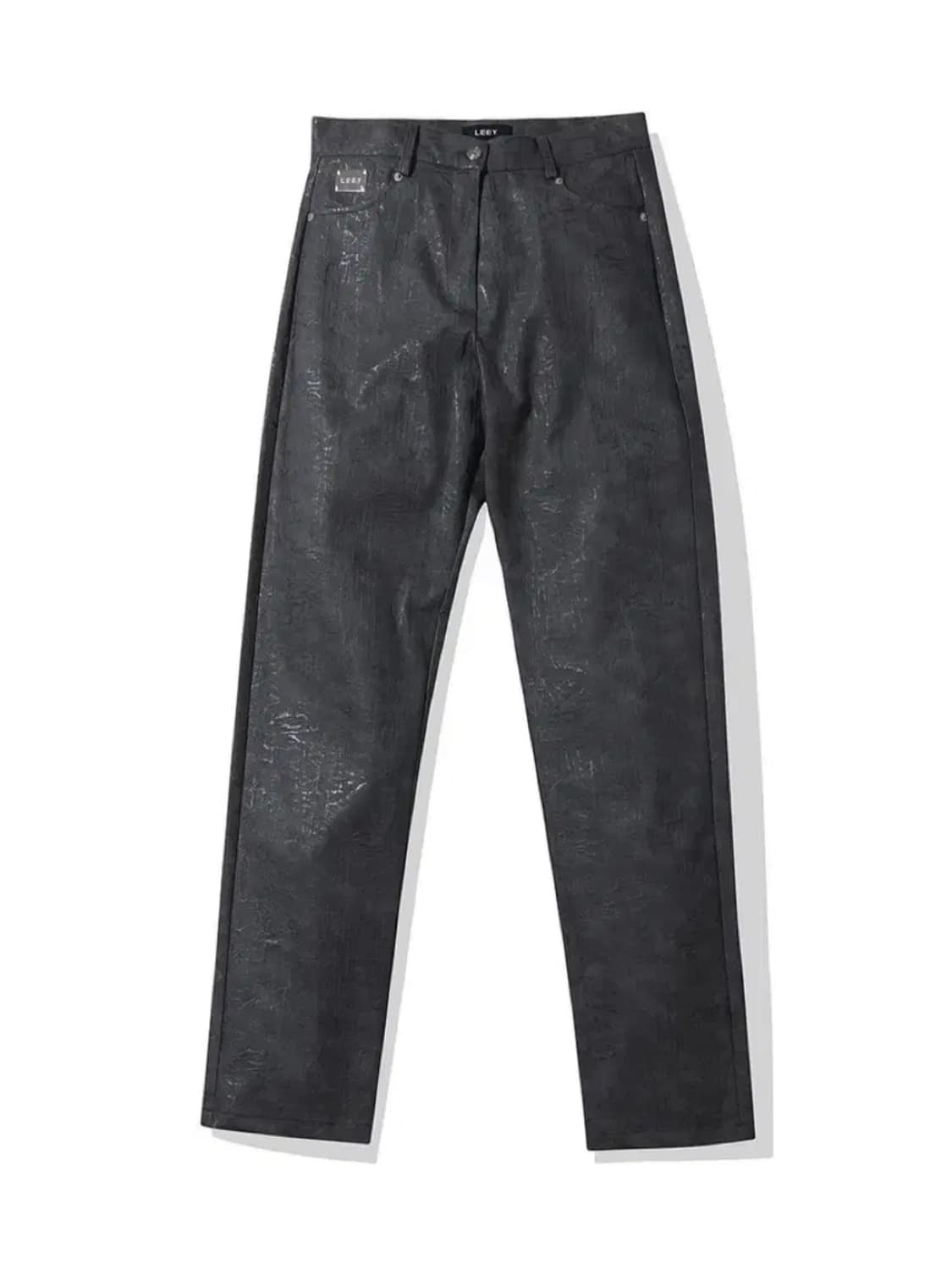 YEEL LEEY CRUMPLED COATED PANTS GRAY M 상품이미지2