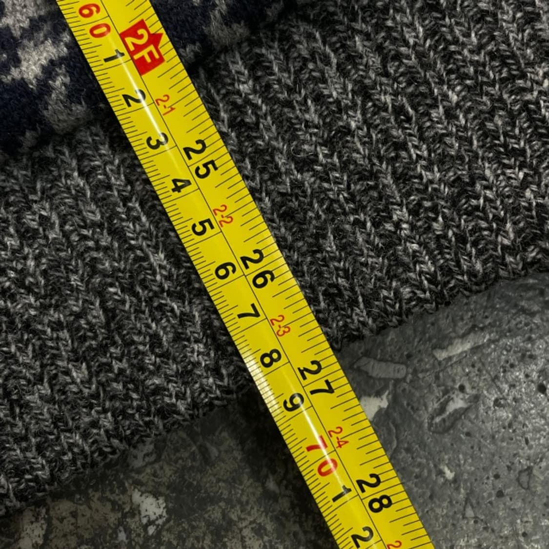 100 블랙앤화이트 방풍 니트집업 상품이미지7