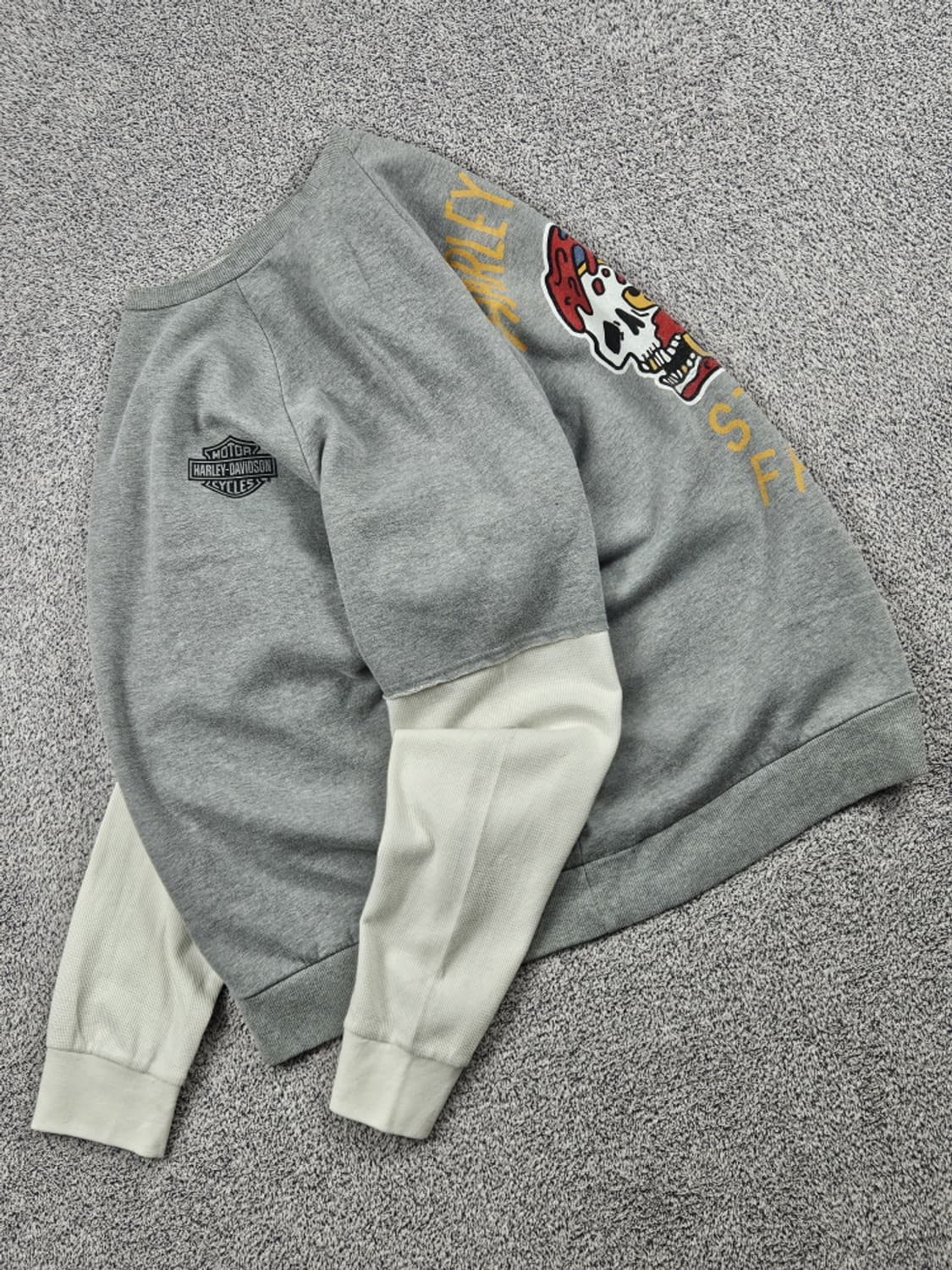 할리데이비슨 레이어드 스컬 스테이패스트 맨투맨 ( XL ) / 10126 상품이미지4