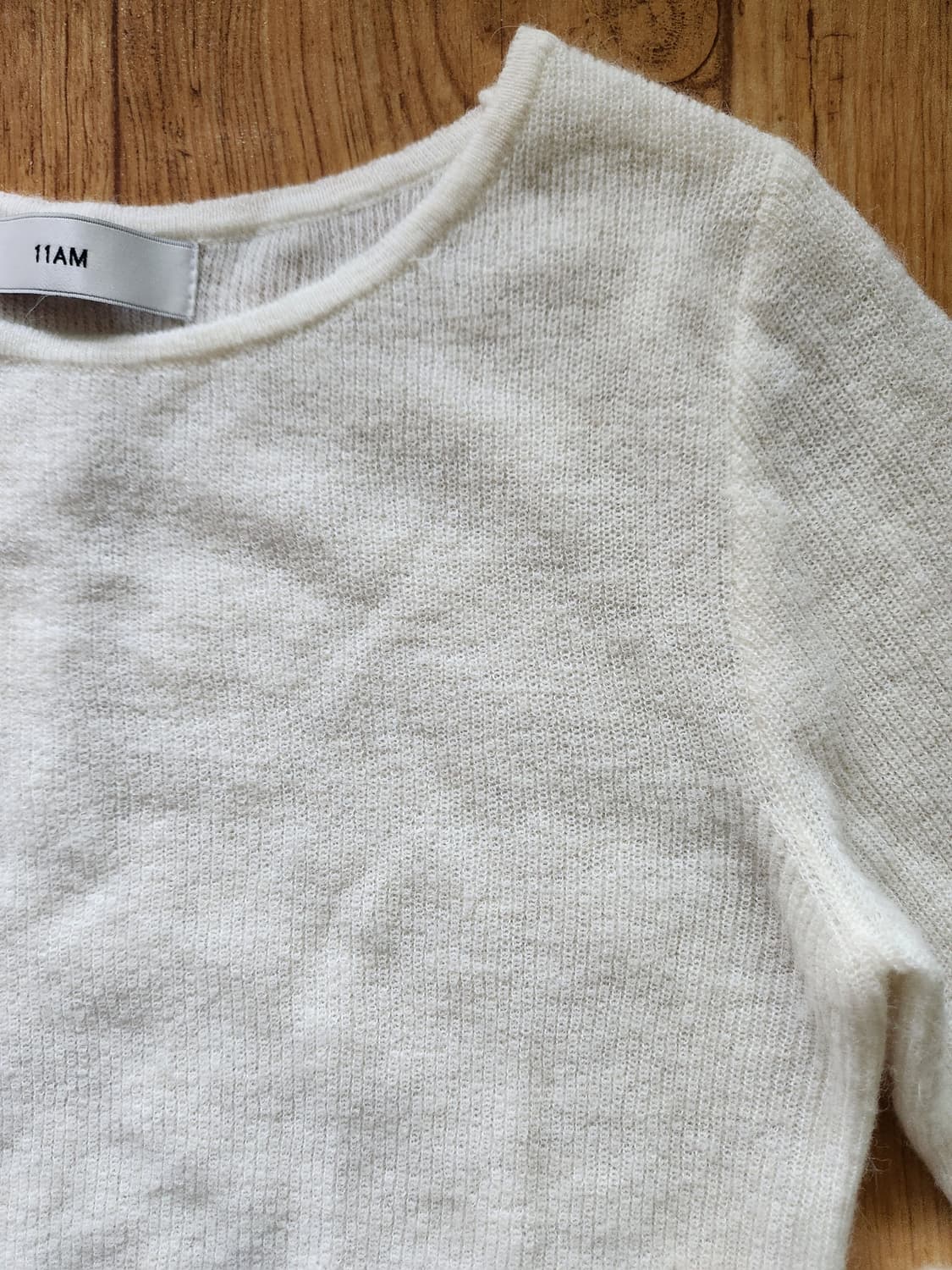 11AM 알파카 보트넥 니트 상품이미지5