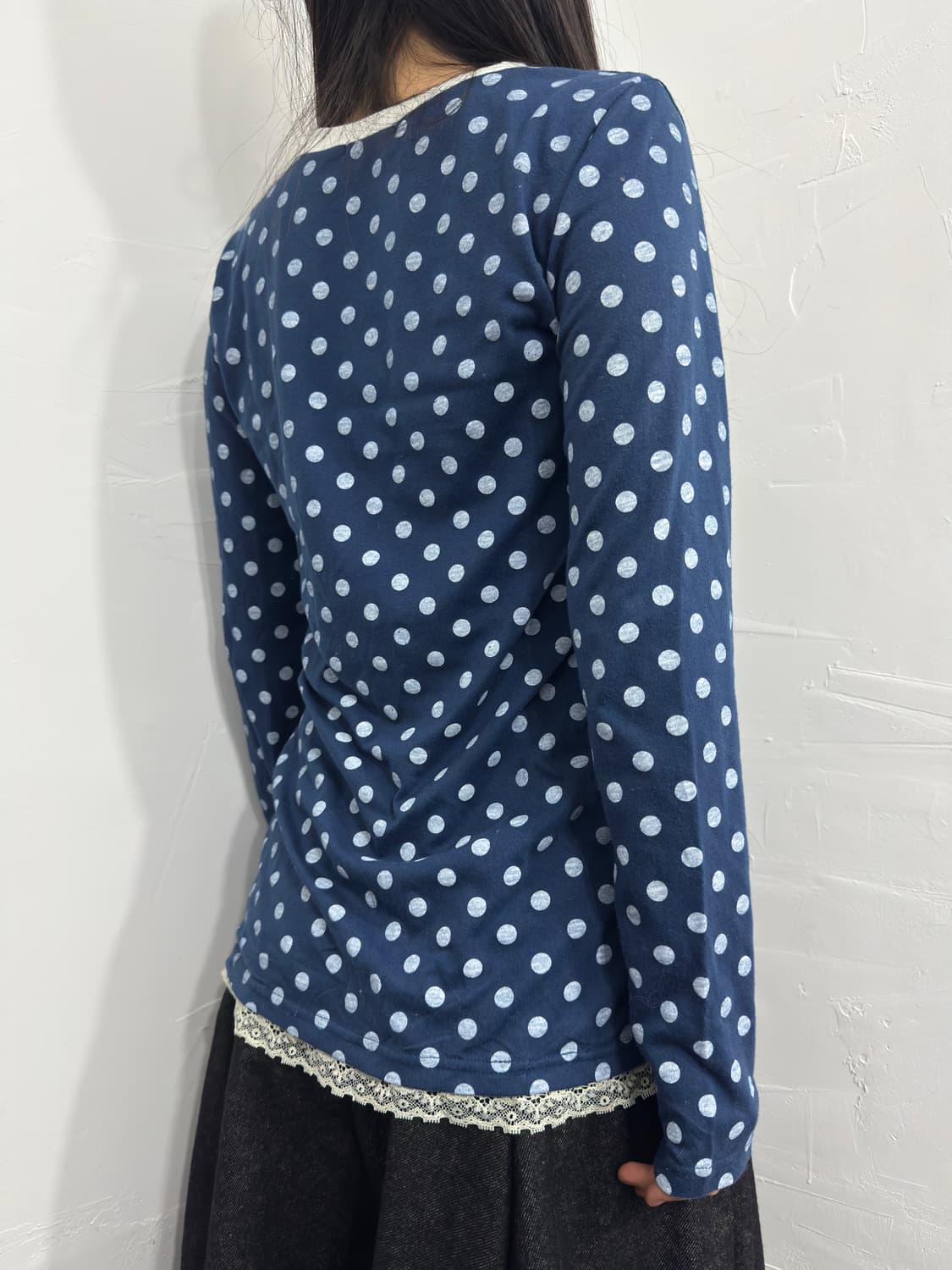 colza dot cardigan 상품이미지5