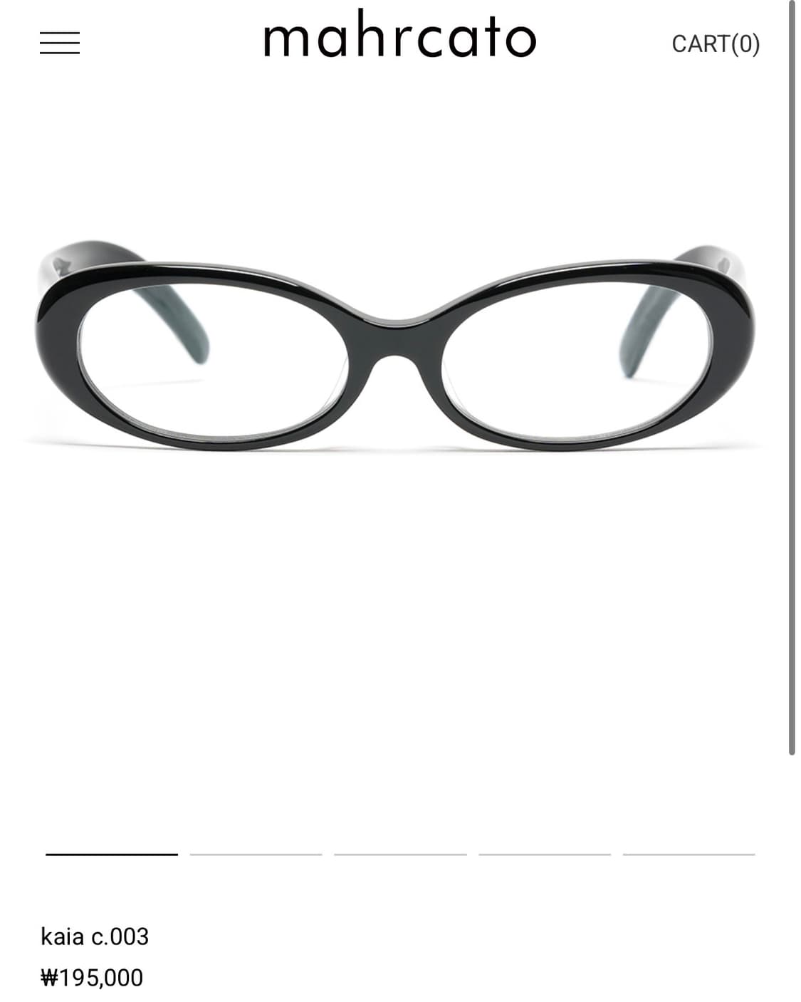 Mahrcato kaia c.003 glasses 상품이미지2