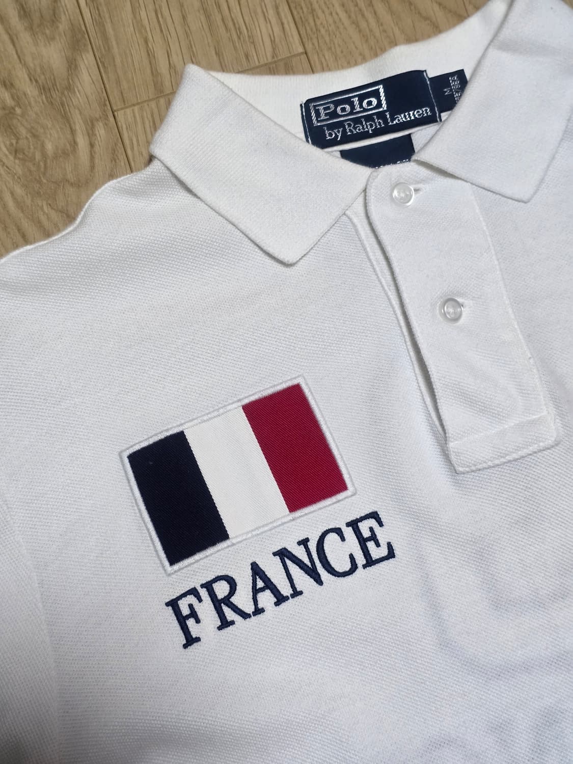 폴로 빅포니 프랑스 치프키프 화이트 긴팔 카라티 M 상품이미지2