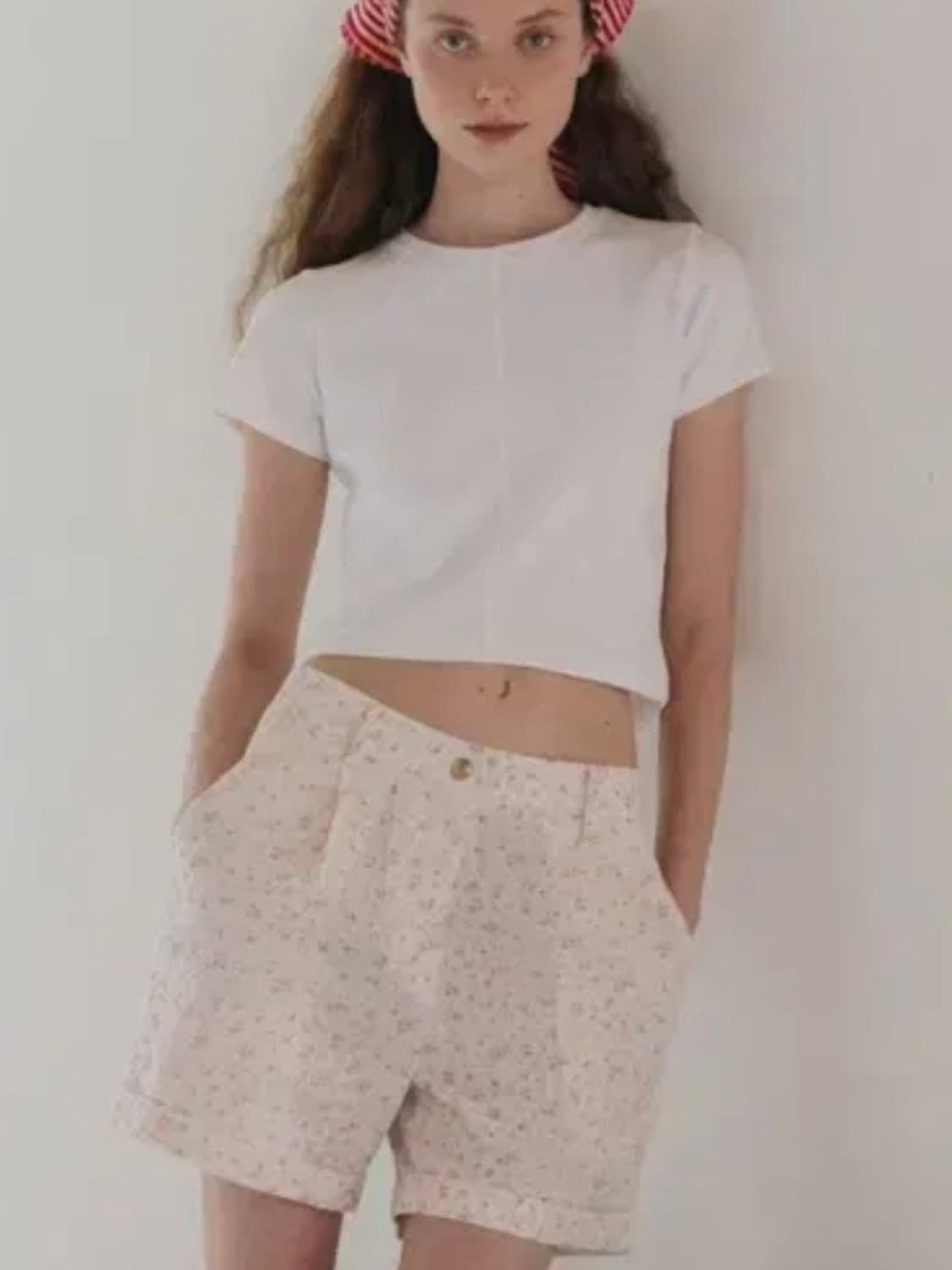 시엔느 Malibu Flower Shorts - 아이보리 M 상품이미지4