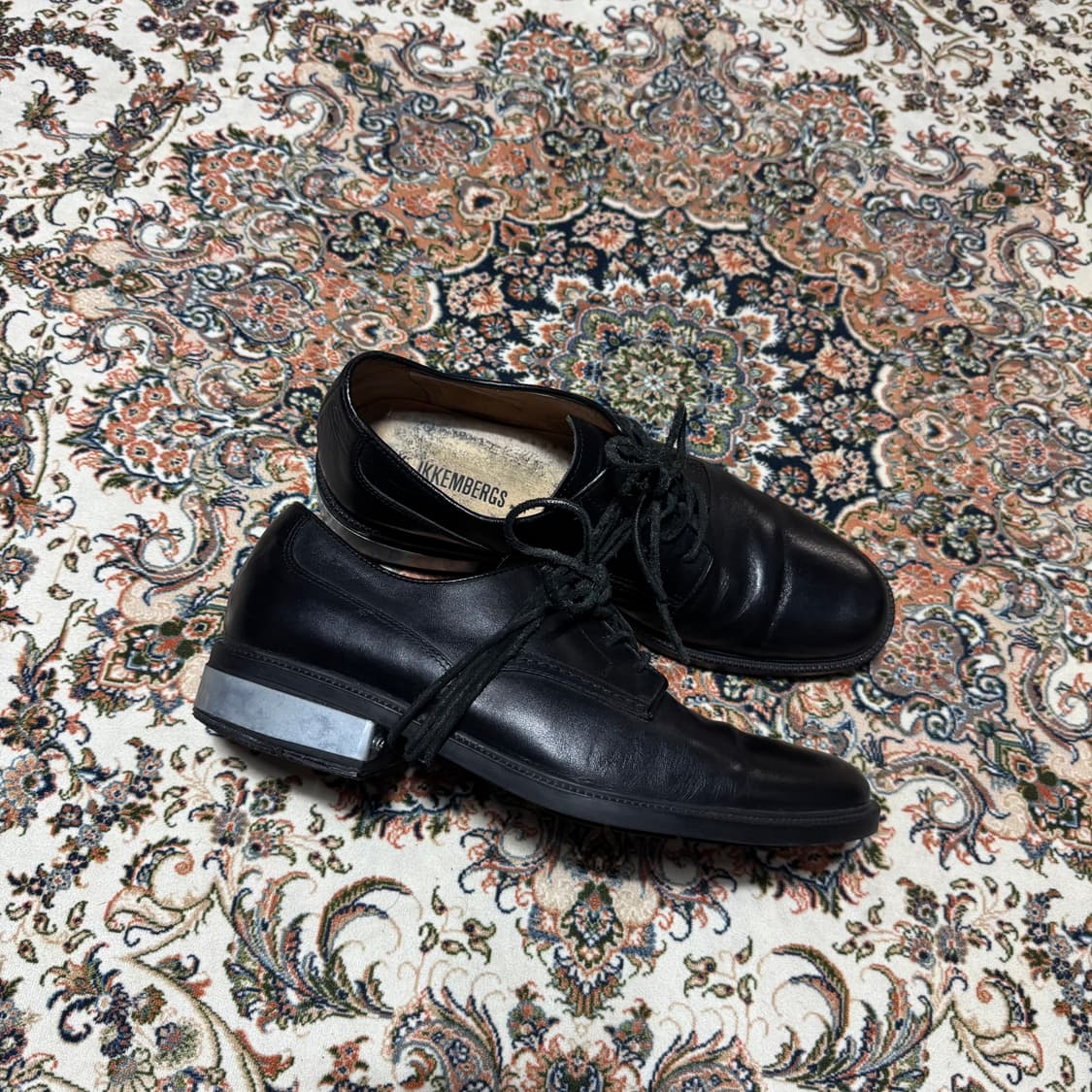 Dirk Bikkemberg 90's metal heel derby 42 상품이미지1