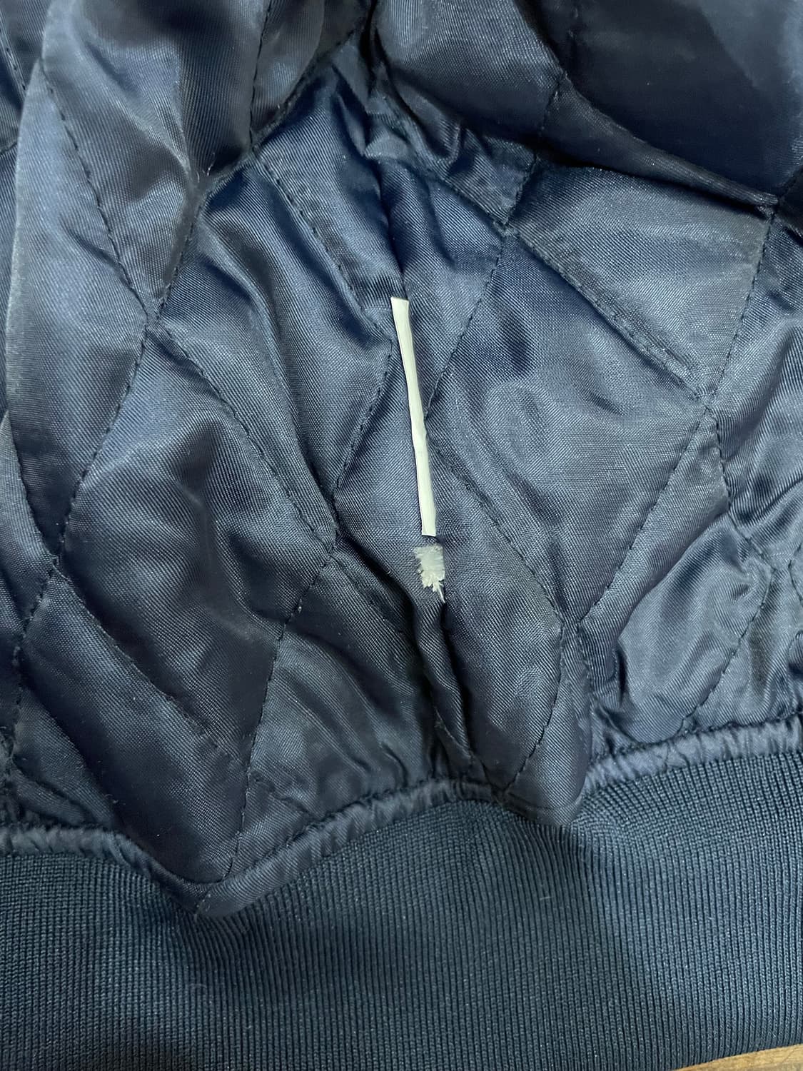 더블탭스 크로스본 팀자켓 항공점퍼 네이비 상품이미지9