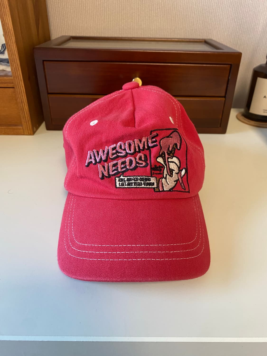 어썸니즈 레드캡모자 상품이미지1