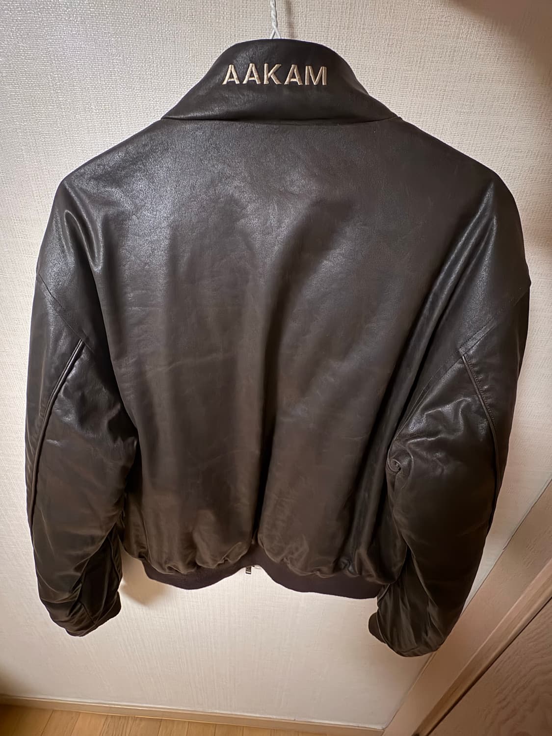 아캄 piping leather jacket / 아캄 레더 자켓 상품이미지4