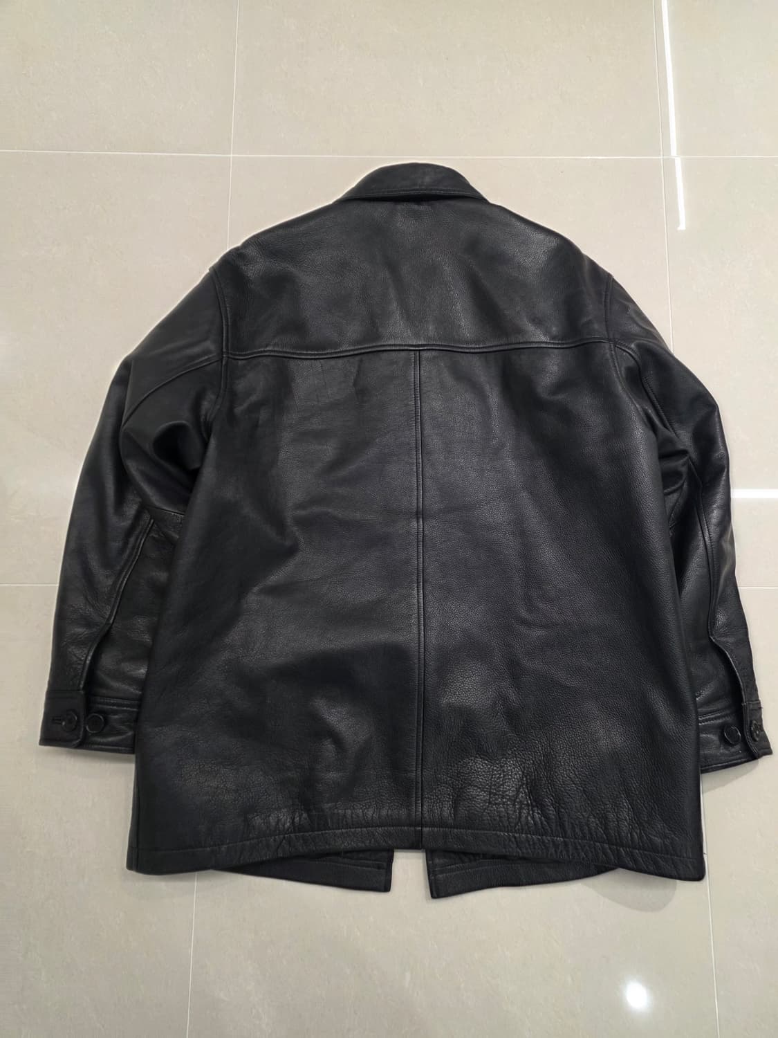 올드 갭 레더 카코트 L 상품이미지2