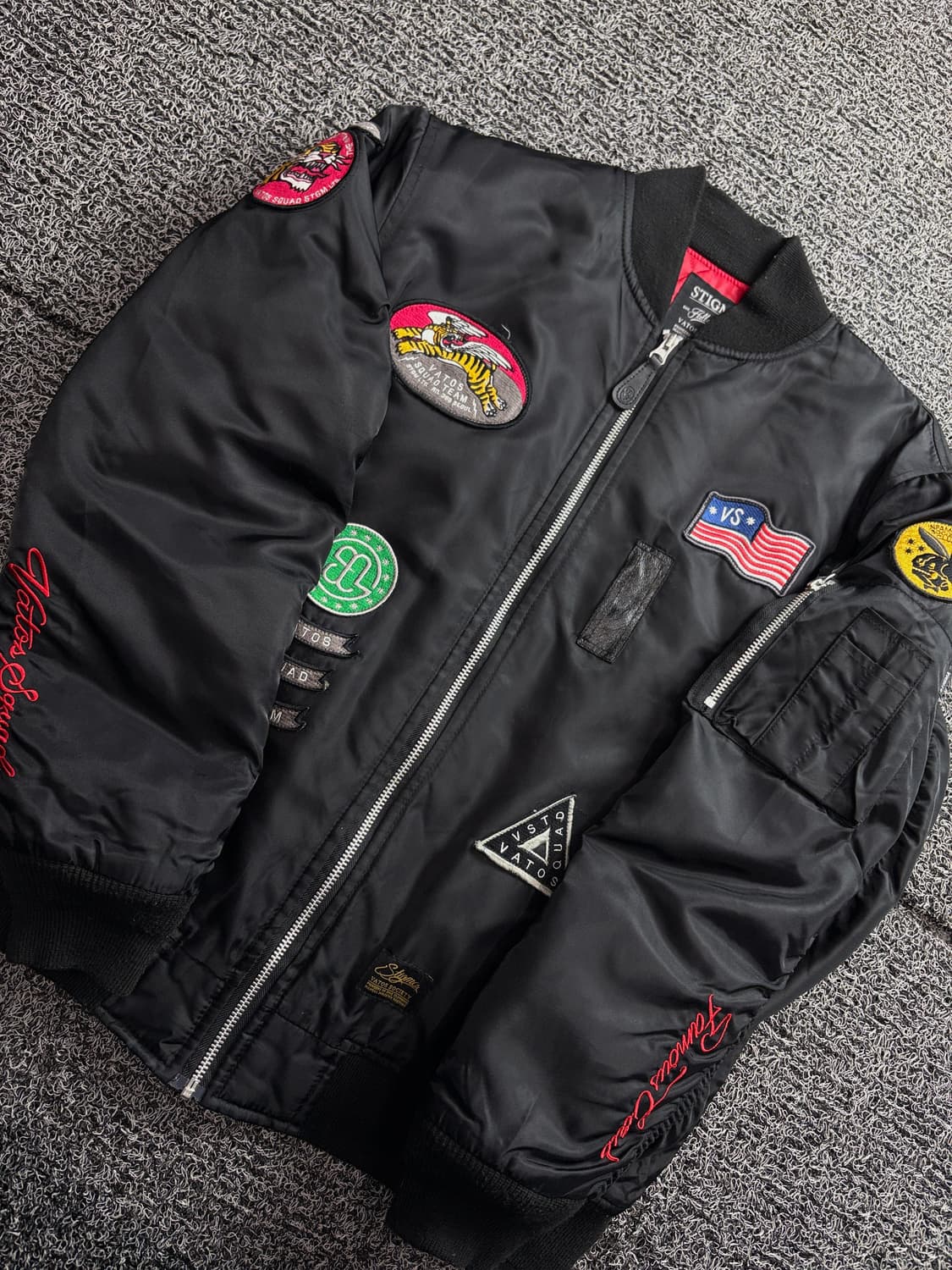 스티그마 VS MA-1 패치워크 봄버 자켓 3339 상품이미지3