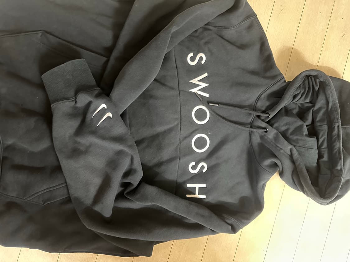 나이키 스우시 후드티 블랙L 상품이미지1