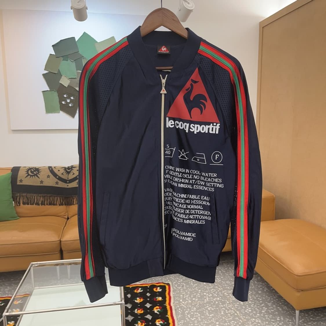 르꼬끄 올드스쿨 스트릿 희귀 빅로고 레터링 져지 집업 100 C06696 상품이미지3