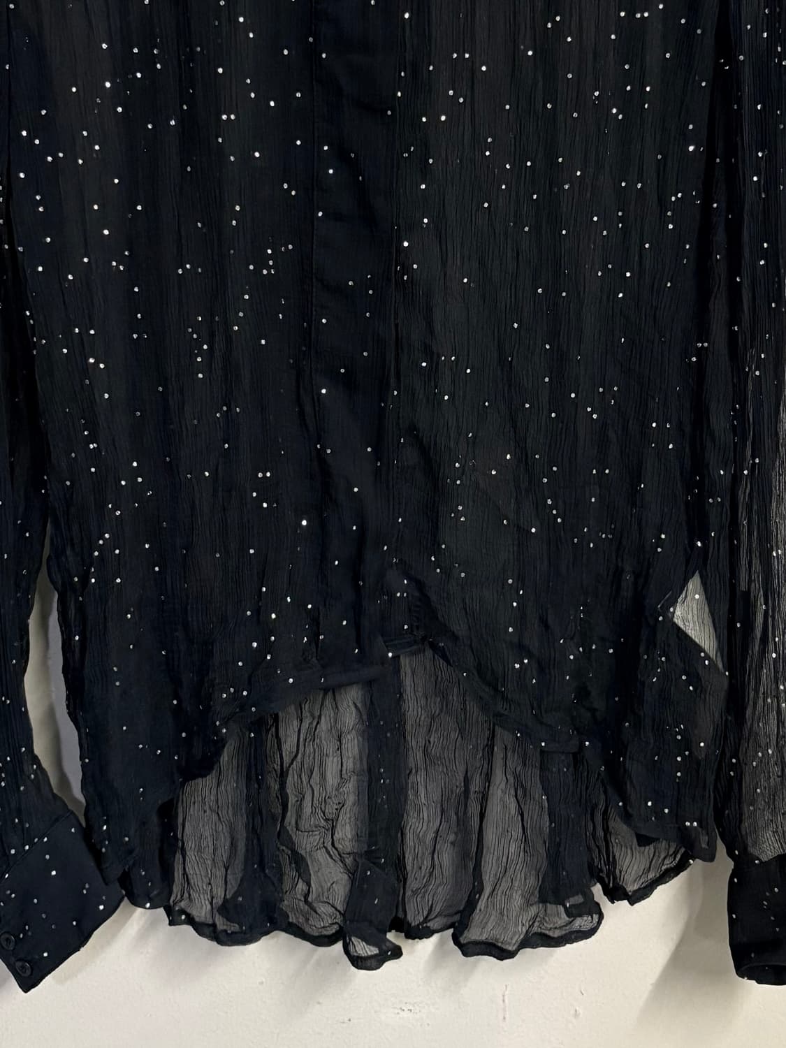 DIESEL sheer dot shirt  상품이미지4