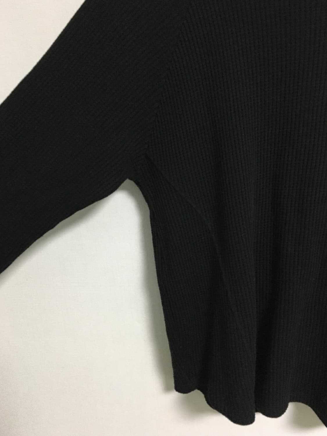 블랙 골지 후드티 상품이미지3